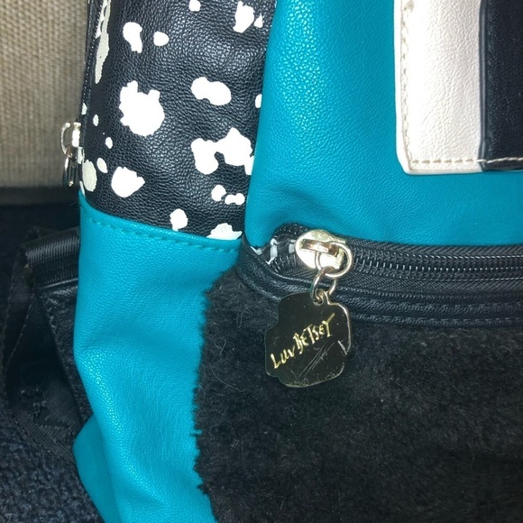 Betsey Johnson Blue & Black Mini Backpack main image 6